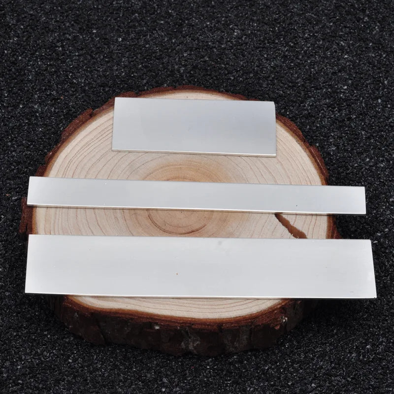 10CM S925/S9999 Solid Pure Silver Bar Material for DIY  Fine Jewelry Making Jewelry Accessories