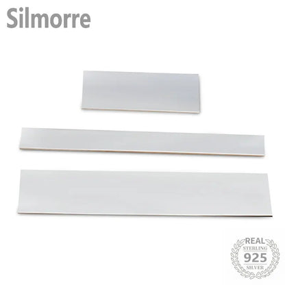 10CM S925/S9999 Solid Pure Silver Bar Material for DIY  Fine Jewelry Making Jewelry Accessories